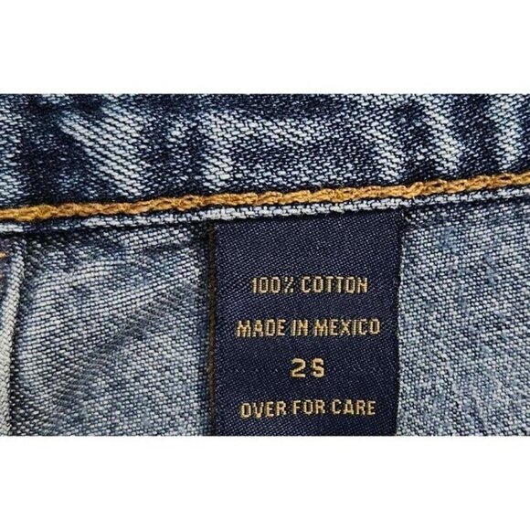 Abercrombie and Fitch Womens 4 Button Fly Distressed Med Wash Flare Jeans 2S - Picture 3 of 6